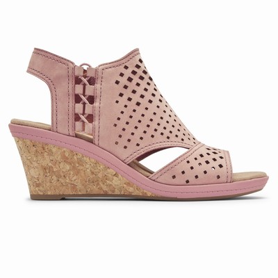 Cunhas Rockport Cobb Hill Janna 2 Mulher Rosa PT-25384